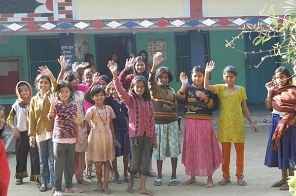 Children in Forbesganj, India