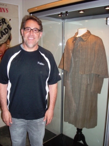 Joe Maddalena with Sherlock Holmes' cloak