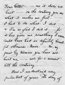 Stieglitz letter to O'Keeffe from My Faraway One
